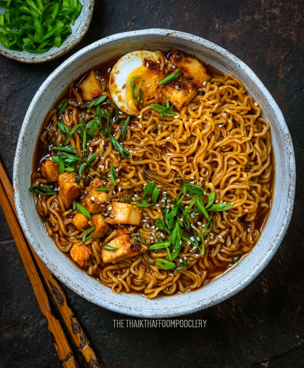 Easy Saucy Ramen Noodles Recipe-Quick Flavorful Meal