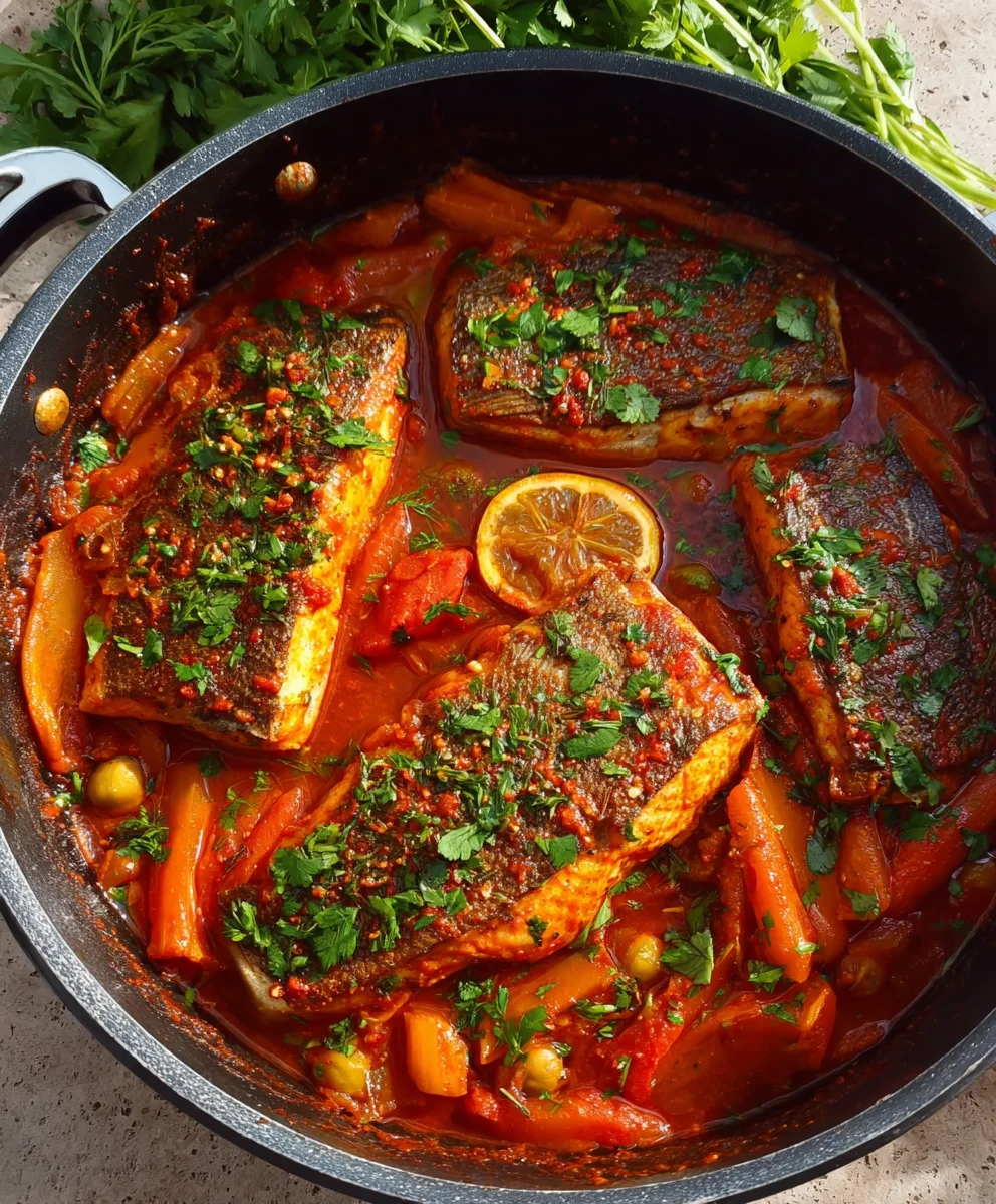 Spicy Moroccan Fish-Rich Sauce Classic Recipe