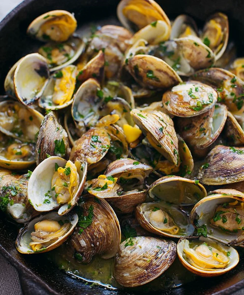 Garlic Butter Sautéed Clams - Easy Seafood Delight