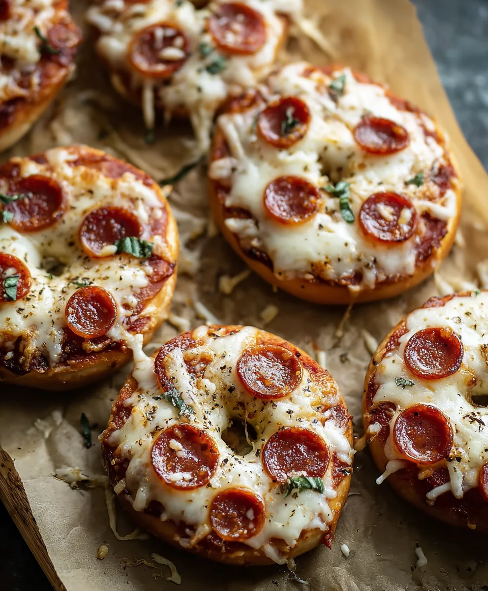 Easy Homemade Pizza Bagels-Quick & Delicious Recipe