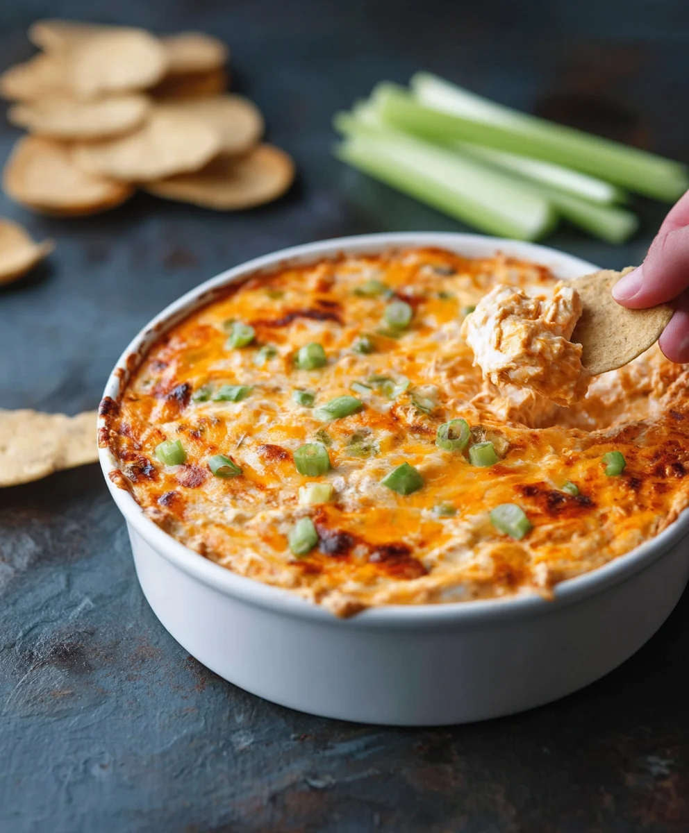 Easy Buffalo Chicken Dip Recipe - Crowd Pleaser