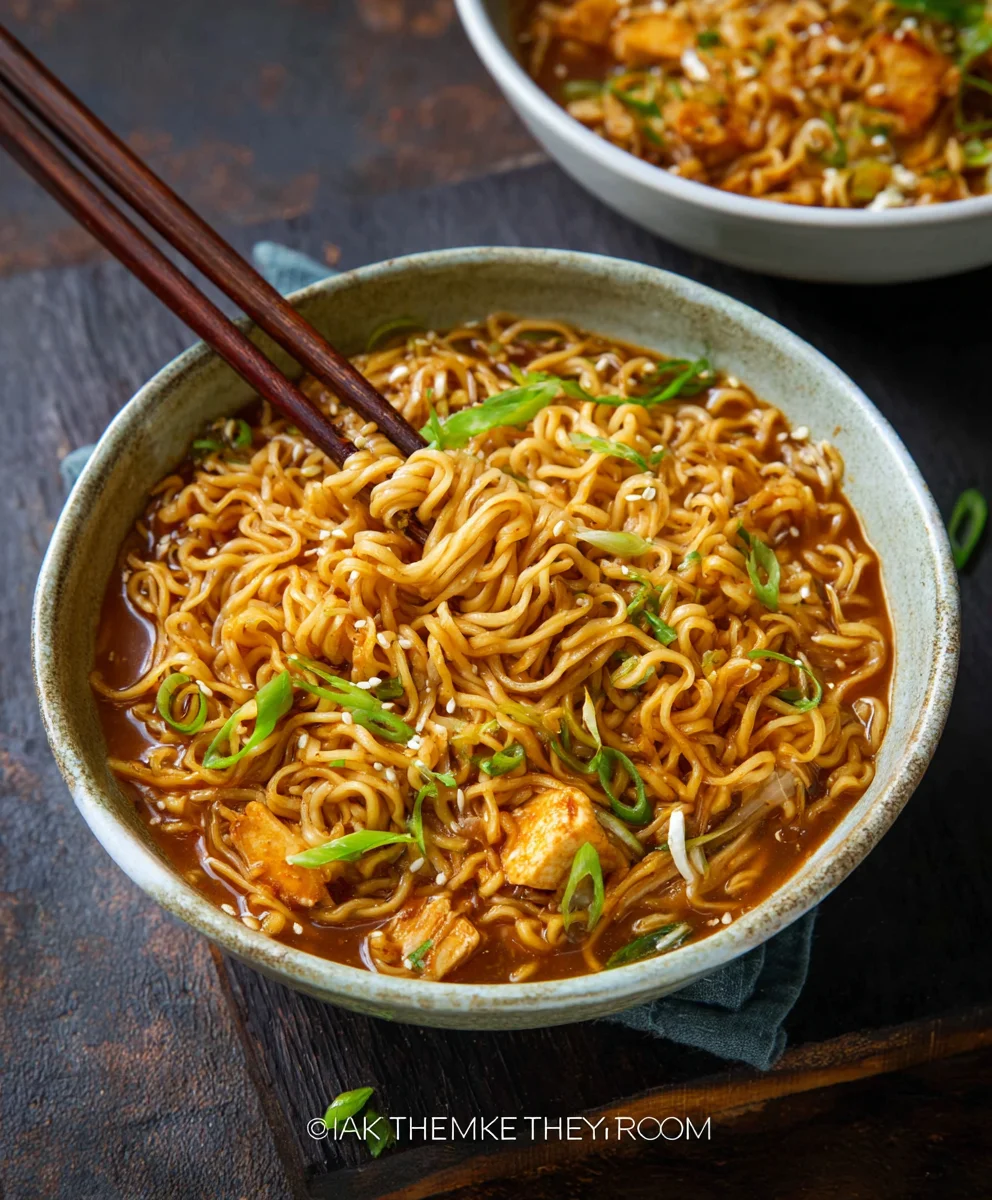 Easy Saucy Ramen Noodles Recipe-Quick Flavorful Meal
