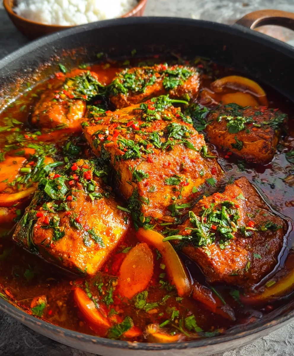 Spicy Moroccan Fish-Rich Sauce Classic Recipe