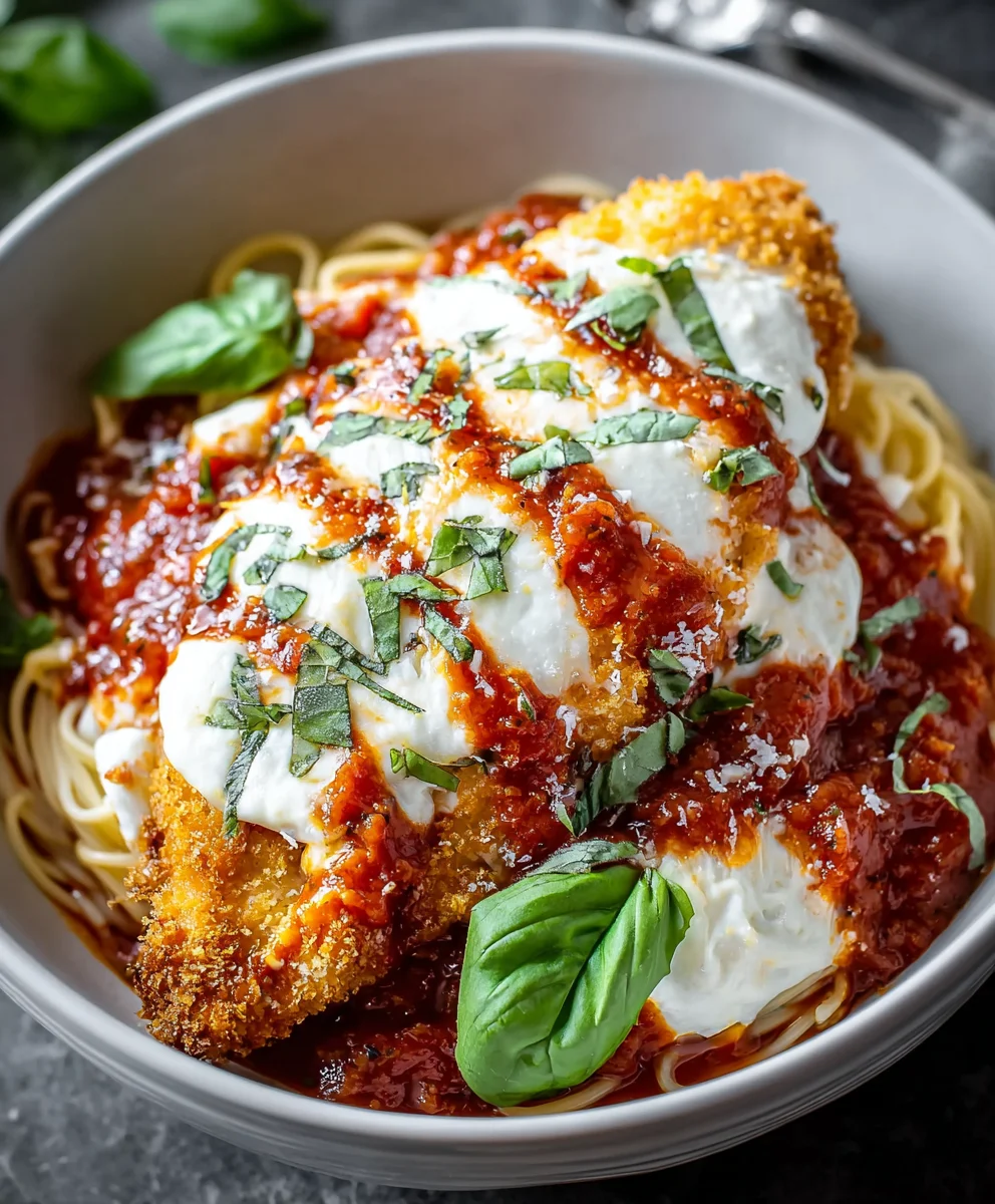 Chicken Parm Cottage Cheese Bowl-Healthy & Easy
