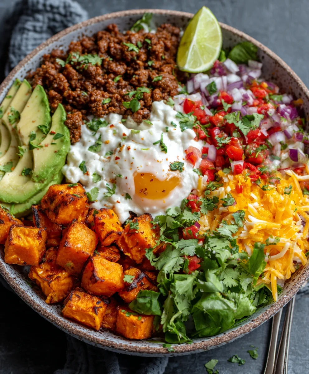 Delicious Sweet Potato Taco Bowl Recipe- Easy Meal