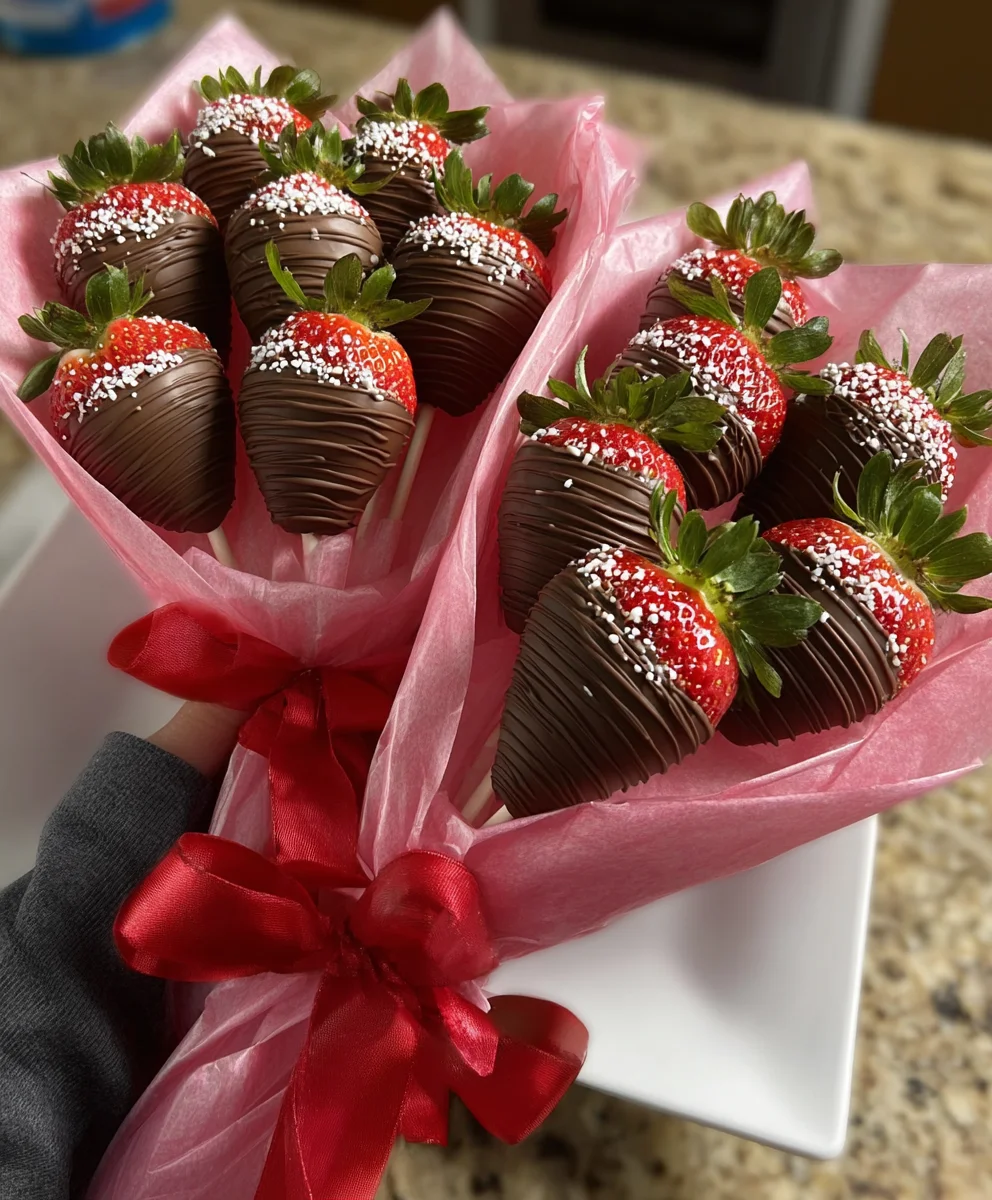 Easy Chocolate Covered Strawberries - Simple Treat