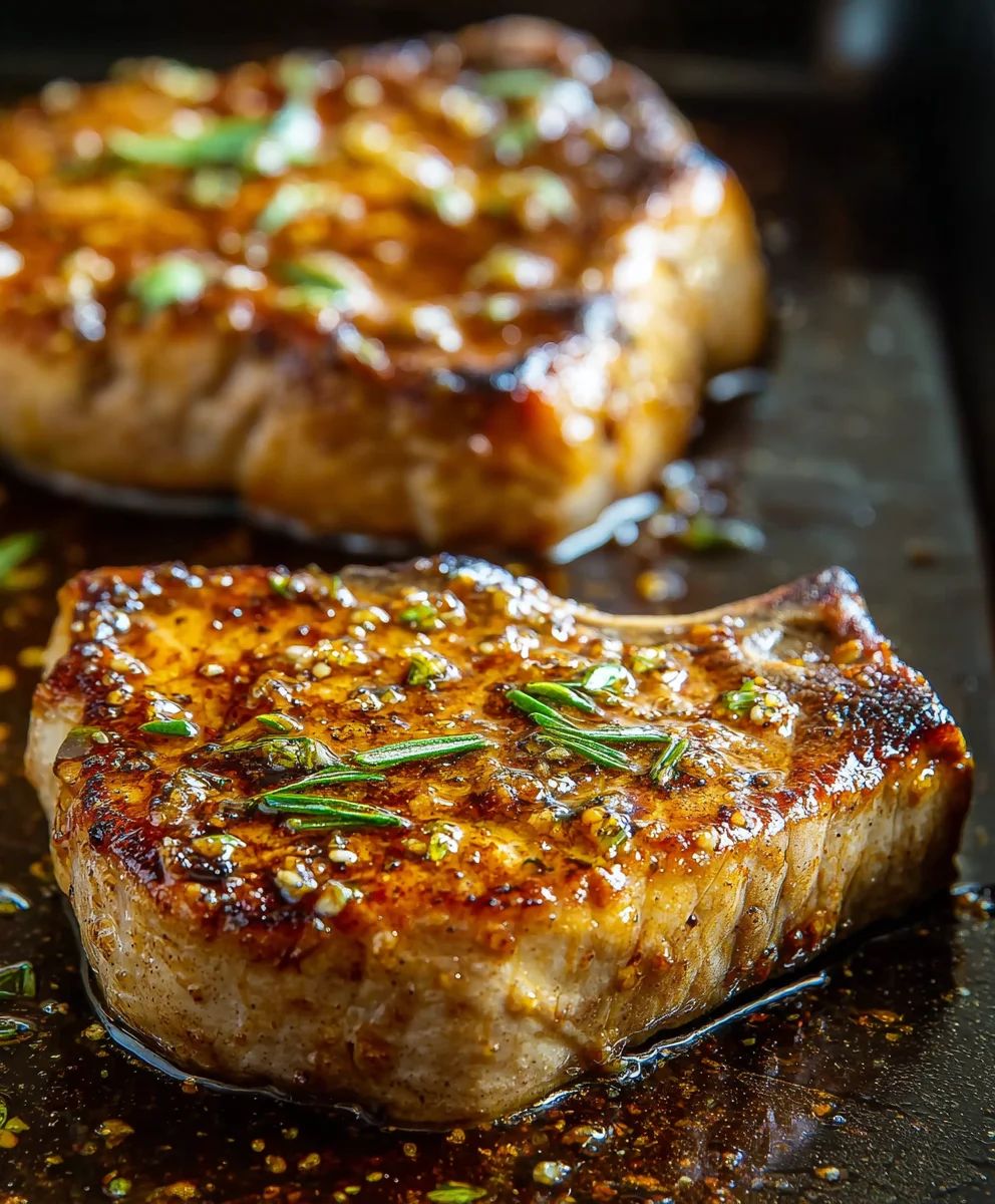 Honey Mustard Beef Chops Oven Recipe Easy Dinner