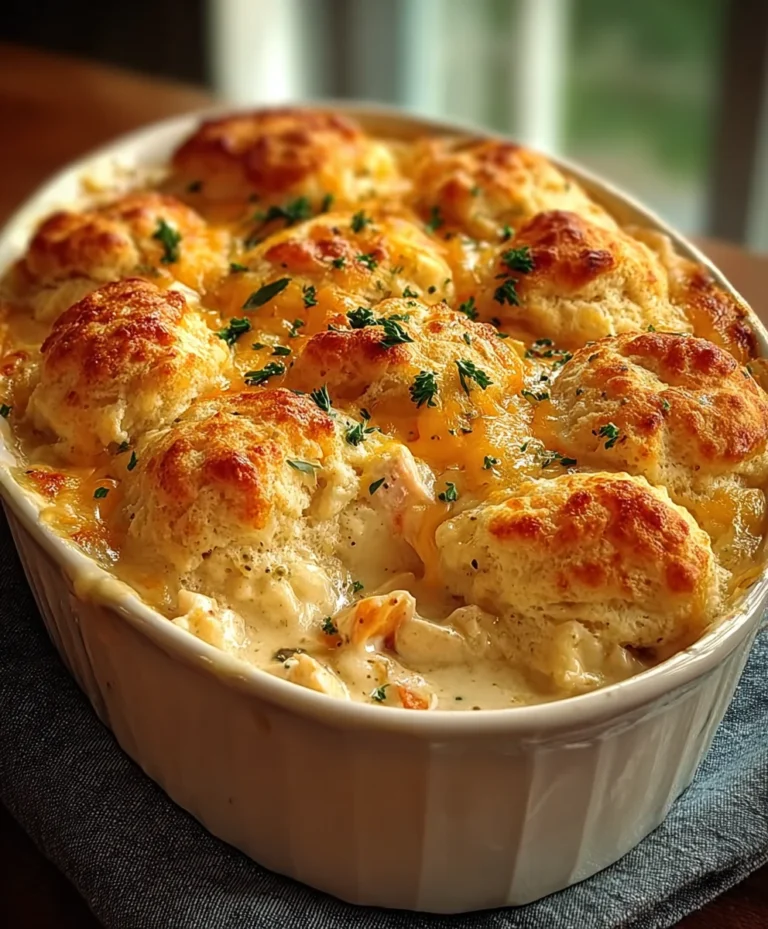Creamy Chicken Biscuit Bake – Easy Comfort Food