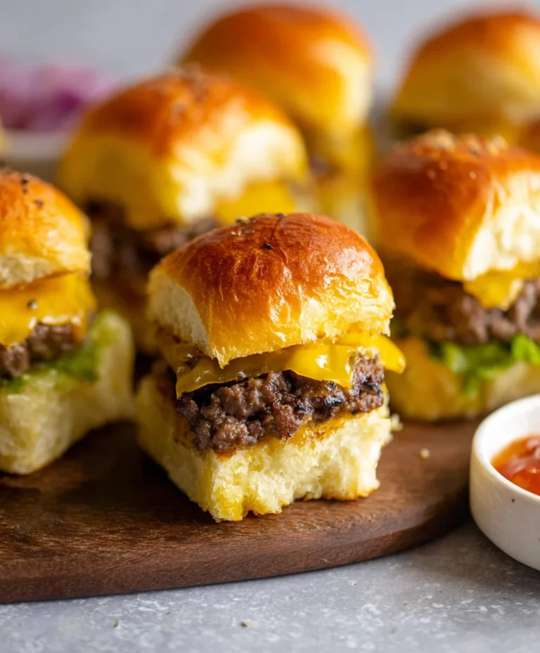 Mini Cheeseburger Sliders-Hawaiian Rolls Recipe