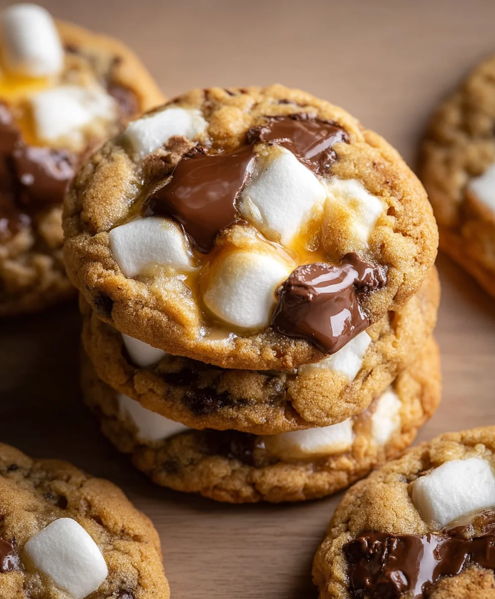 Gooey Smores Cookies- Perfect Dessert Treat