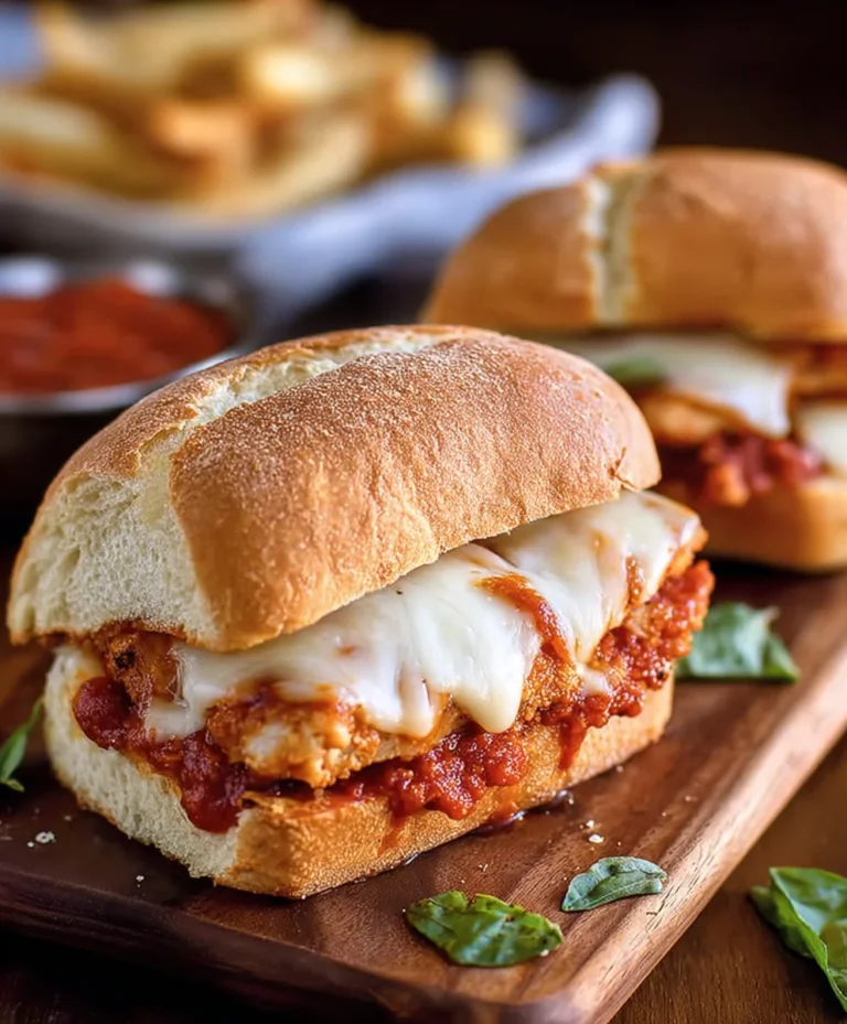 Easy Chicken Parmesan Sandwiches-Quick & Delicious Meal