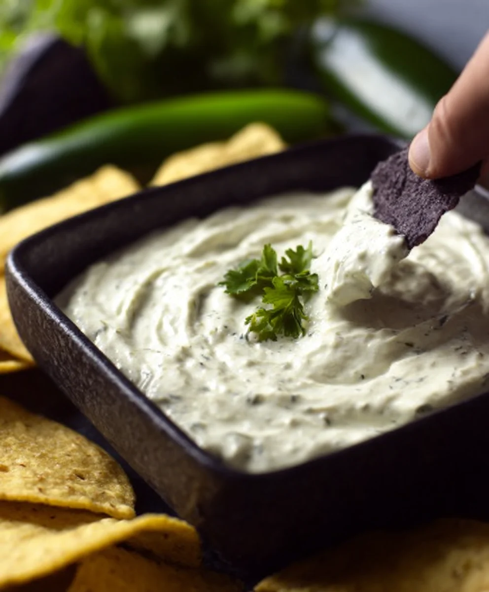 Copycat Chuy's Creamy Jalapeno Dip - Easy Recipe