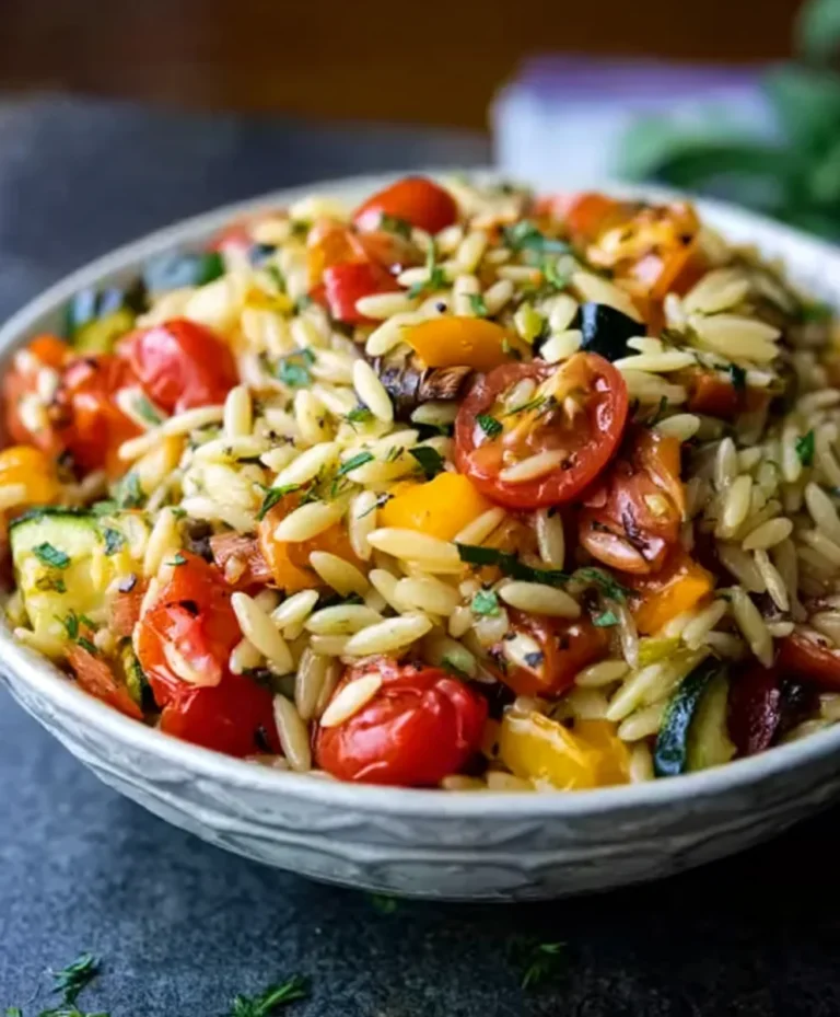 Roasted Vegetable Orzo – Healthy & Delicious Meal
