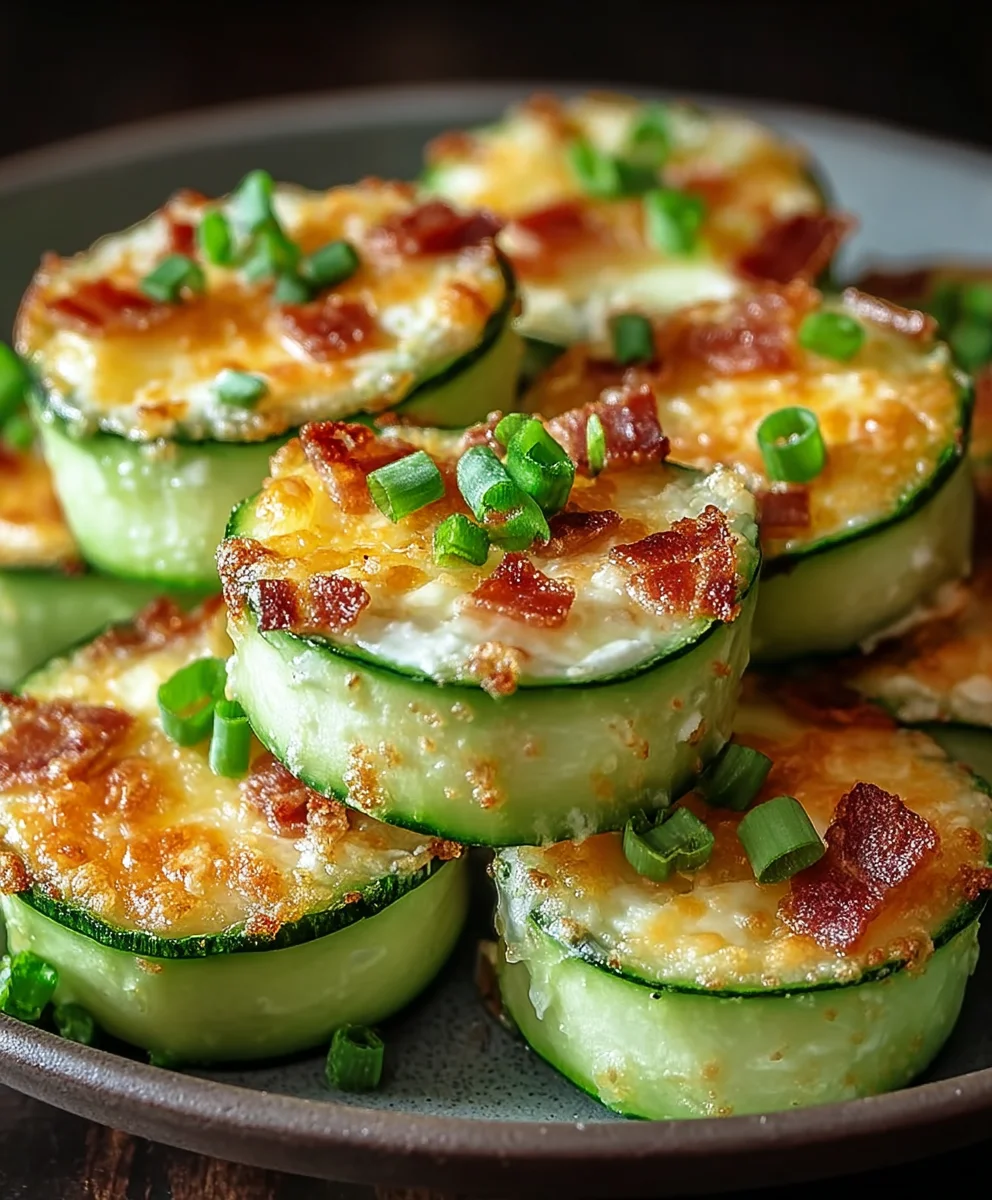 Low Carb Cucumber Bites Easy Appetizer Idea