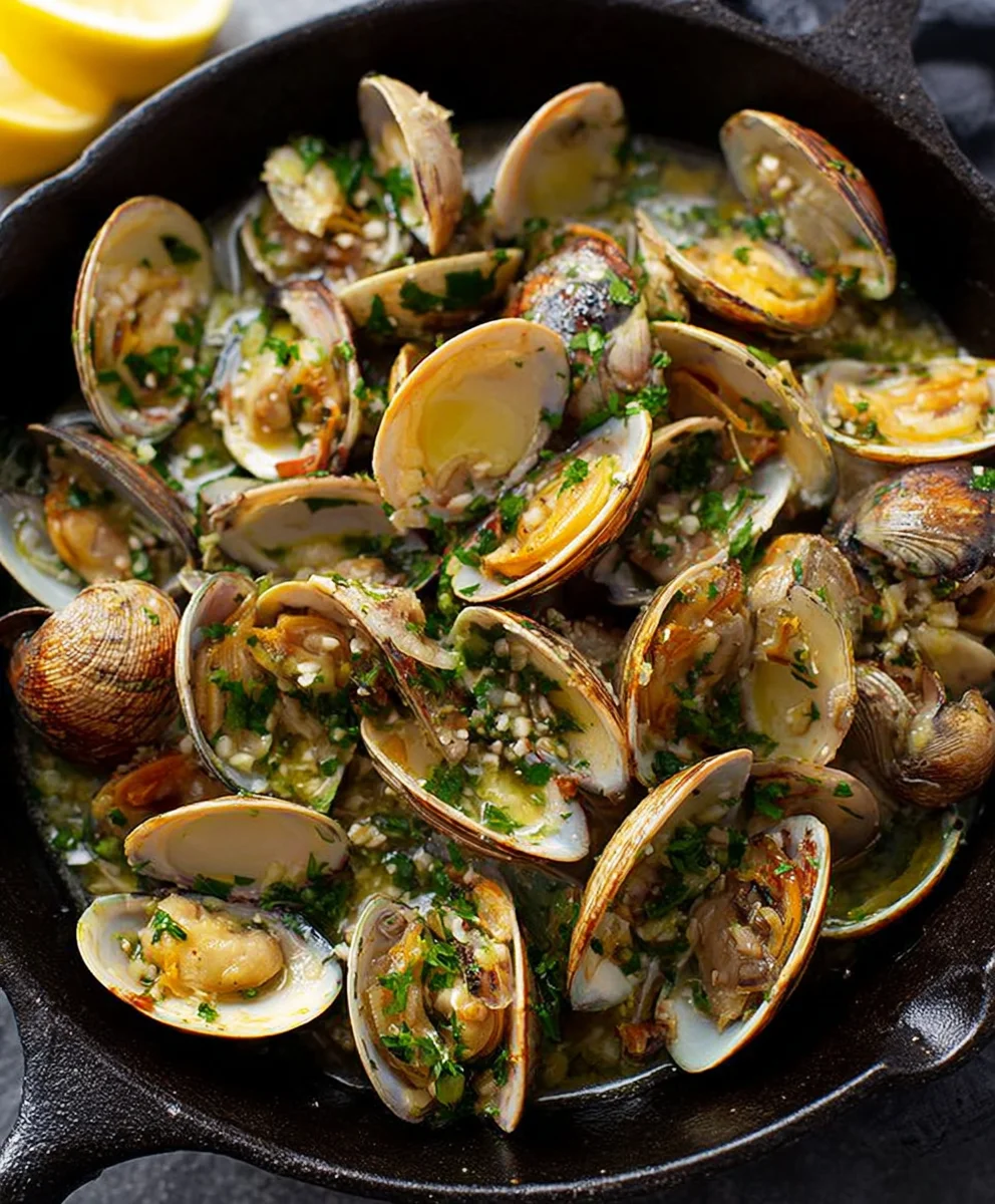 Garlic Butter Sautéed Clams - Easy Seafood Delight