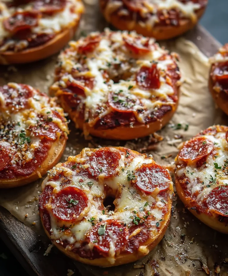 Easy Homemade Pizza Bagels-Quick & Delicious Recipe