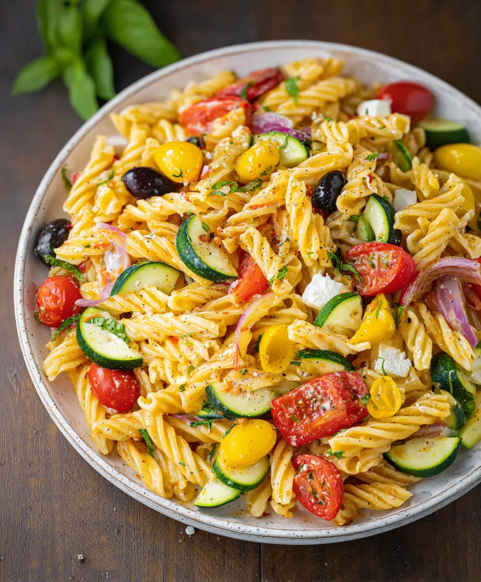 High Protein Italian Pasta Salad-Healthy & Delicious