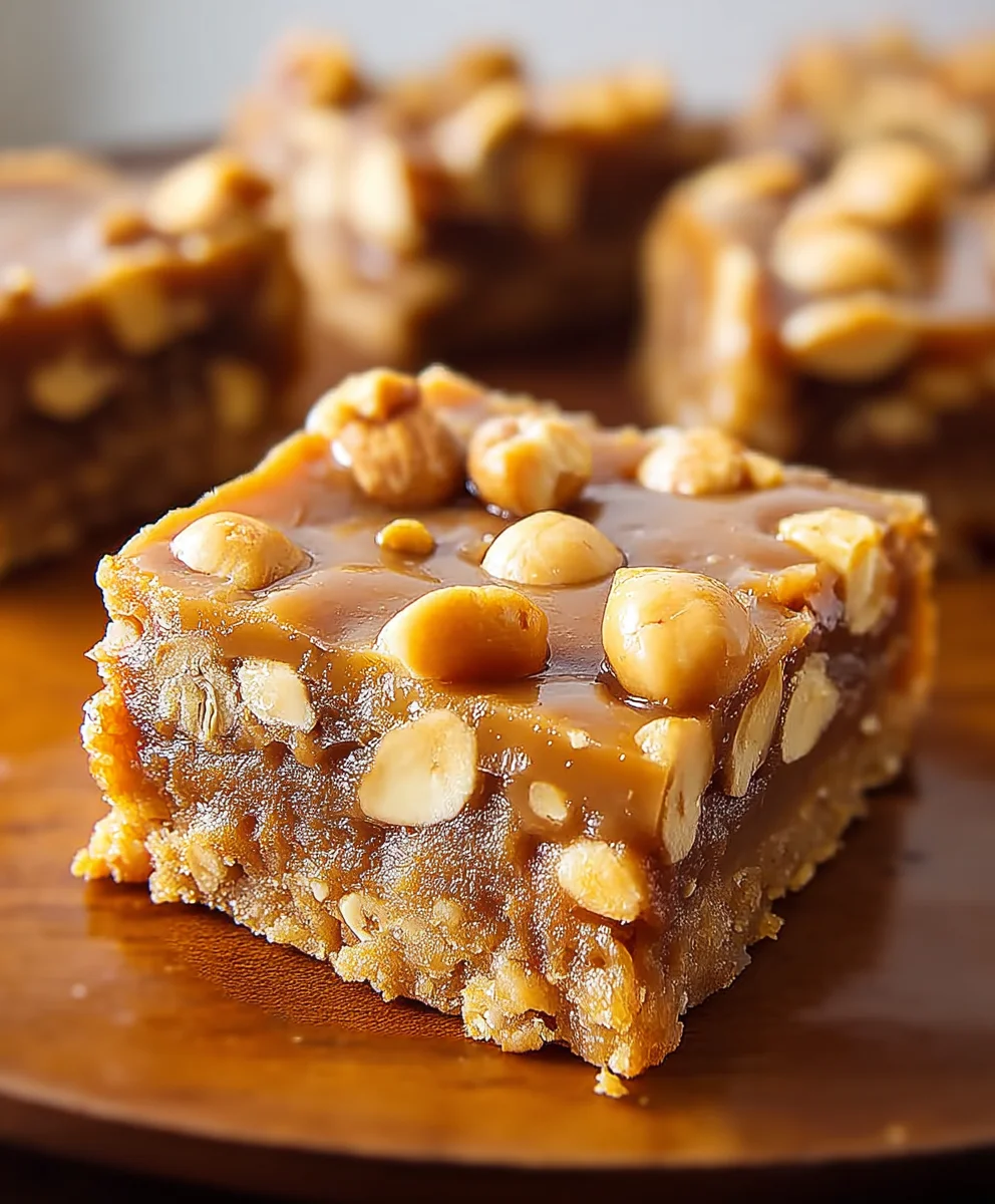 Gooey Butterscotch Nut Bars-Easy Decadent Treat