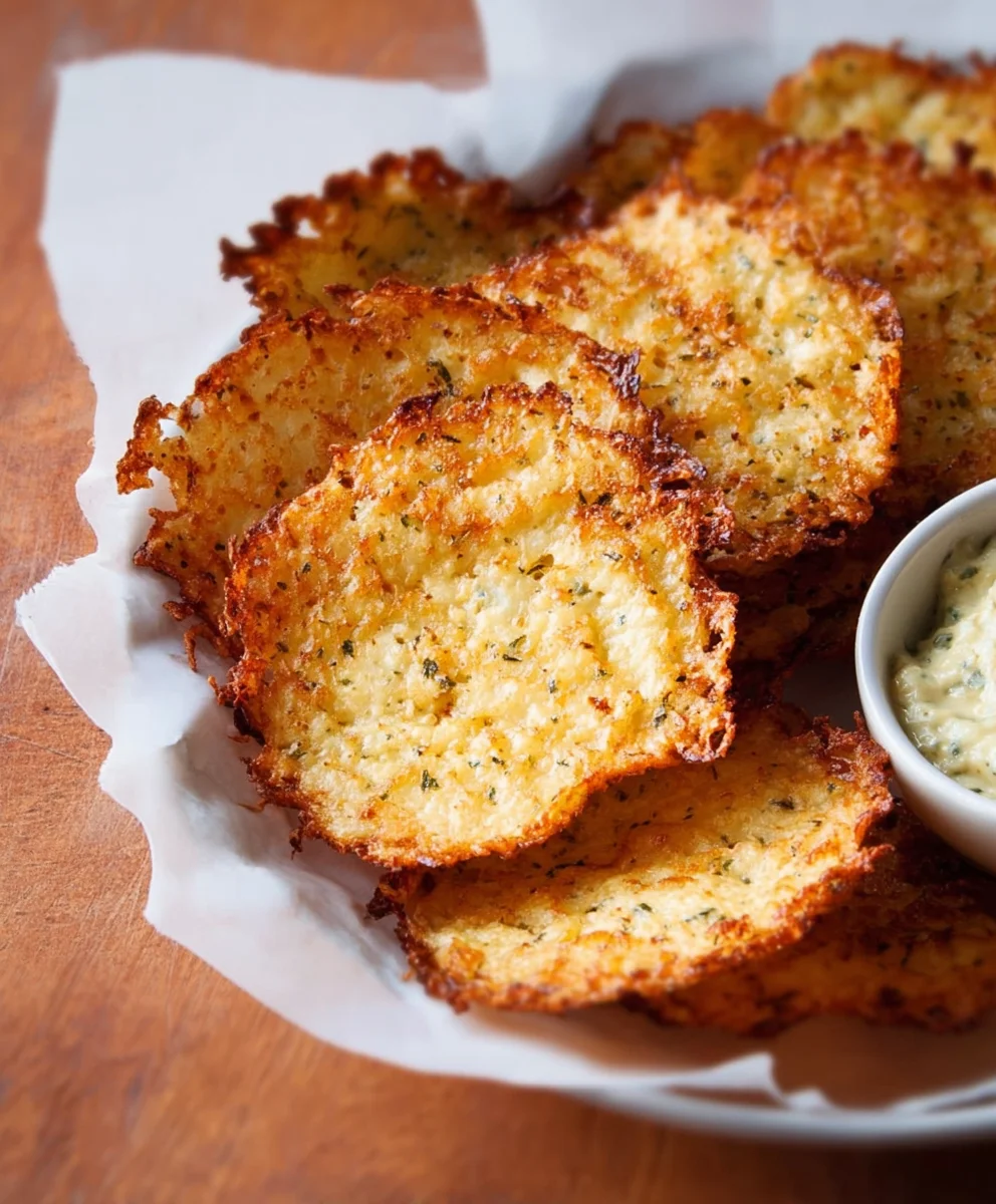 Crispy Cottage Cheese Chips-Easy Healthy Snack