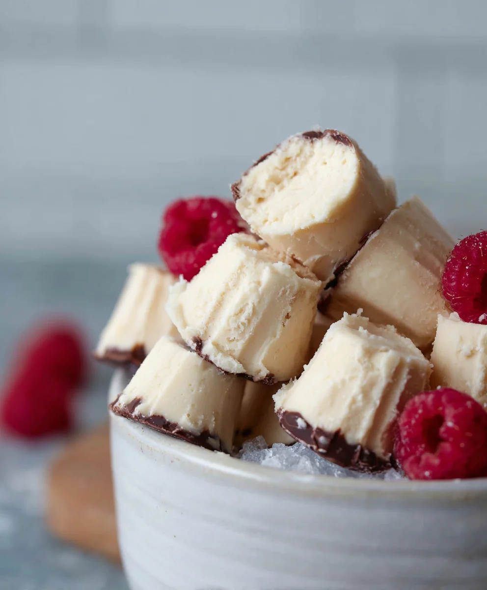 Easy Dairy-Free Frozen Yogurt Bites - Healthy Treat