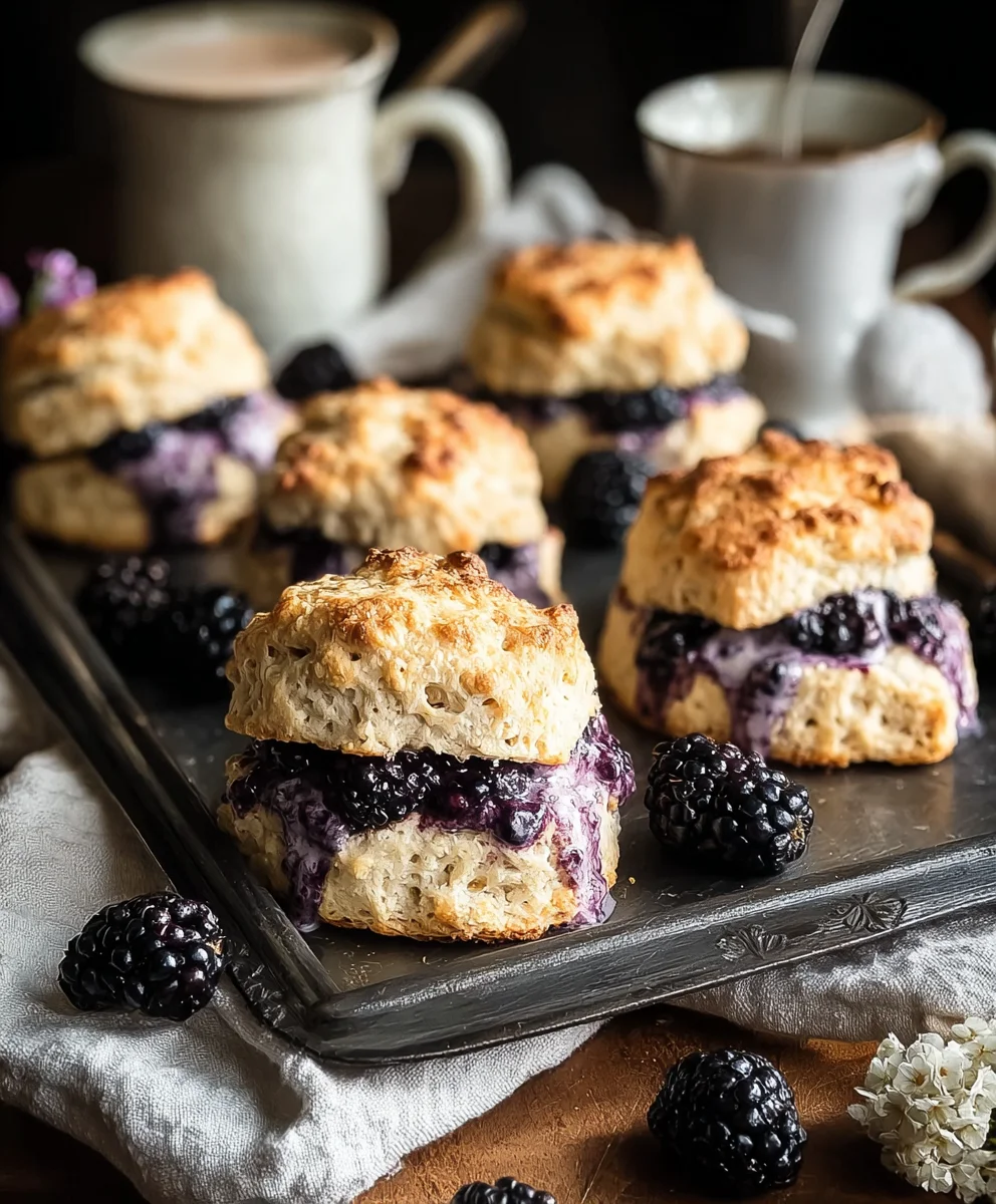 Blackberry Lavender Scones - Delicious Easy Recipe