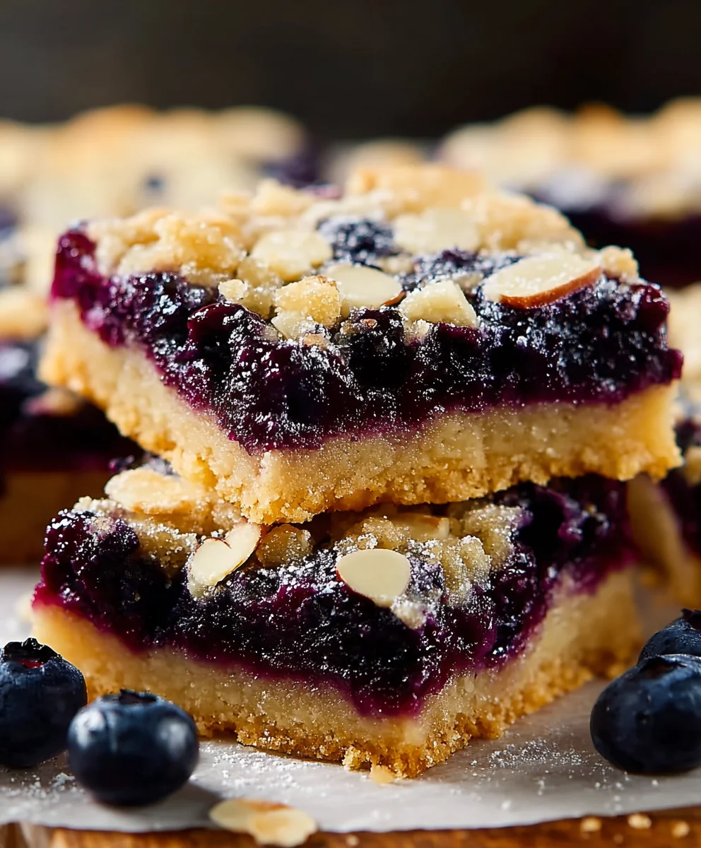 Blueberry Pie Cookie Bars-Easy Dessert Recipe
