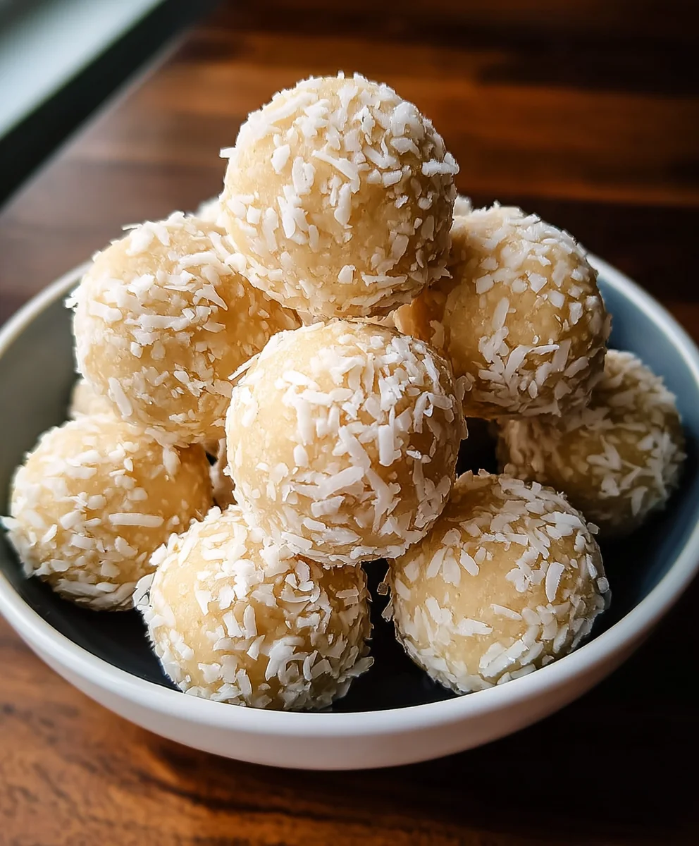 Lemon Coconut Protein Balls - Easy No-Bake Recipe