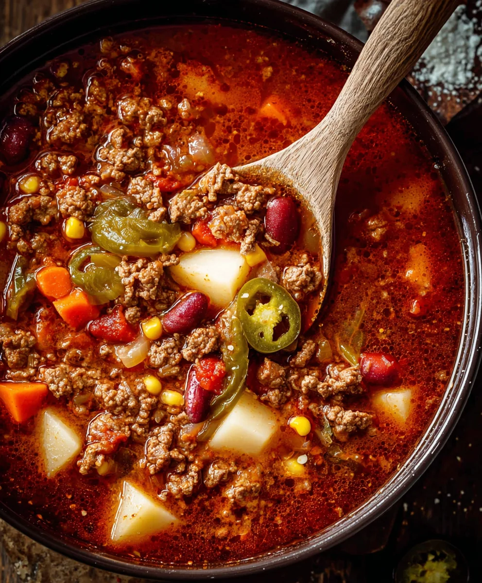 Hearty Beef Cowboy Soup-Easy Homestyle Recipe