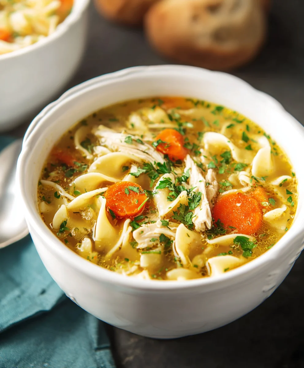 Best Chicken Noodle Soup-Hearty & Delicious