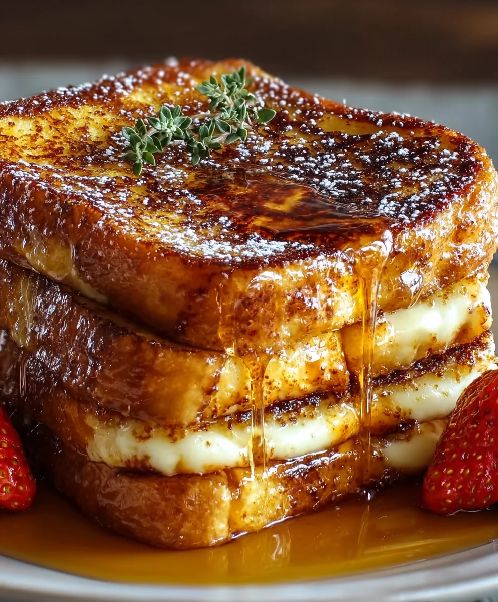 Crème Brûlée French Toast Recipe- Decadent Breakfast Delight