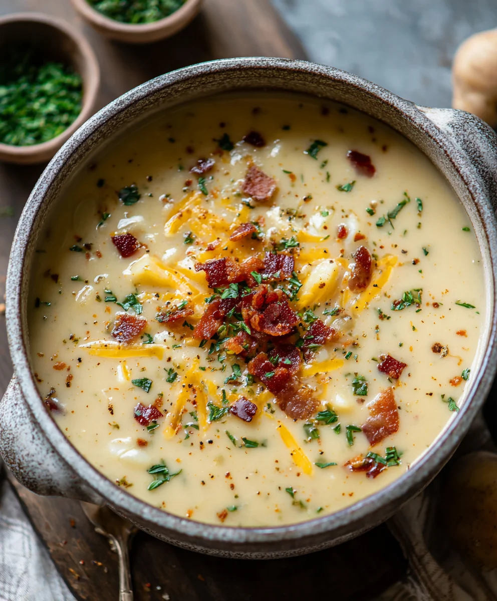 Outback Steakhouse Potato Soup - Creamy Copycat Recipe