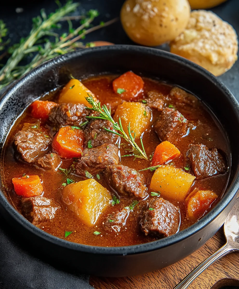 Hearty Homemade Beef Stew Recipe-Comfort Food