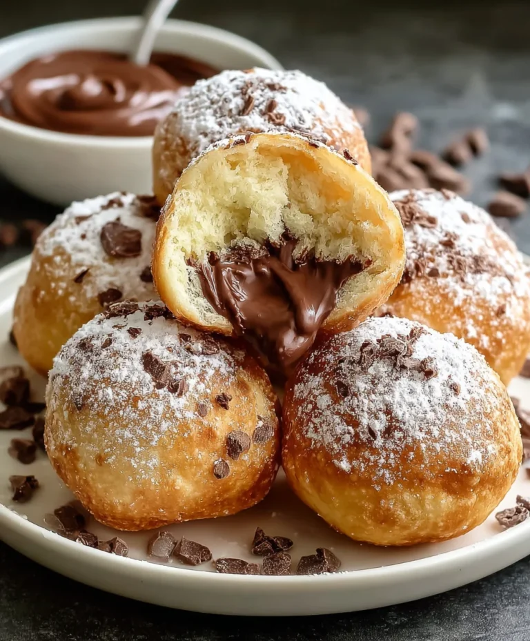 Air Fryer Nutella Bombs-Easy Dessert Recipe