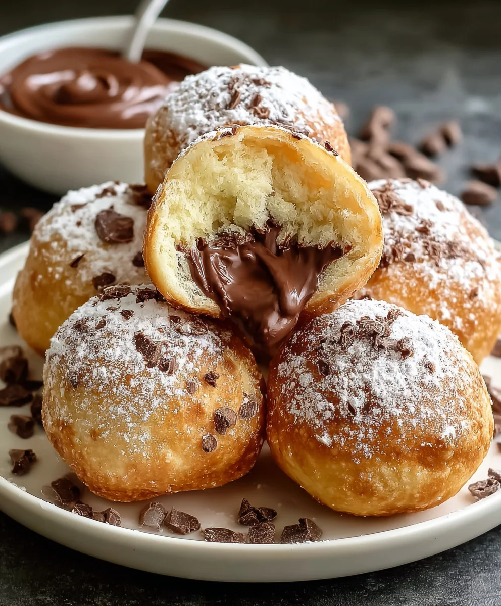 Air Fryer Nutella Bombs-Easy Dessert Recipe