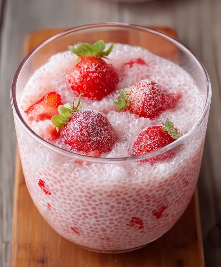 Easy Strawberry Sago Dessert Recipe – Refreshing Treat