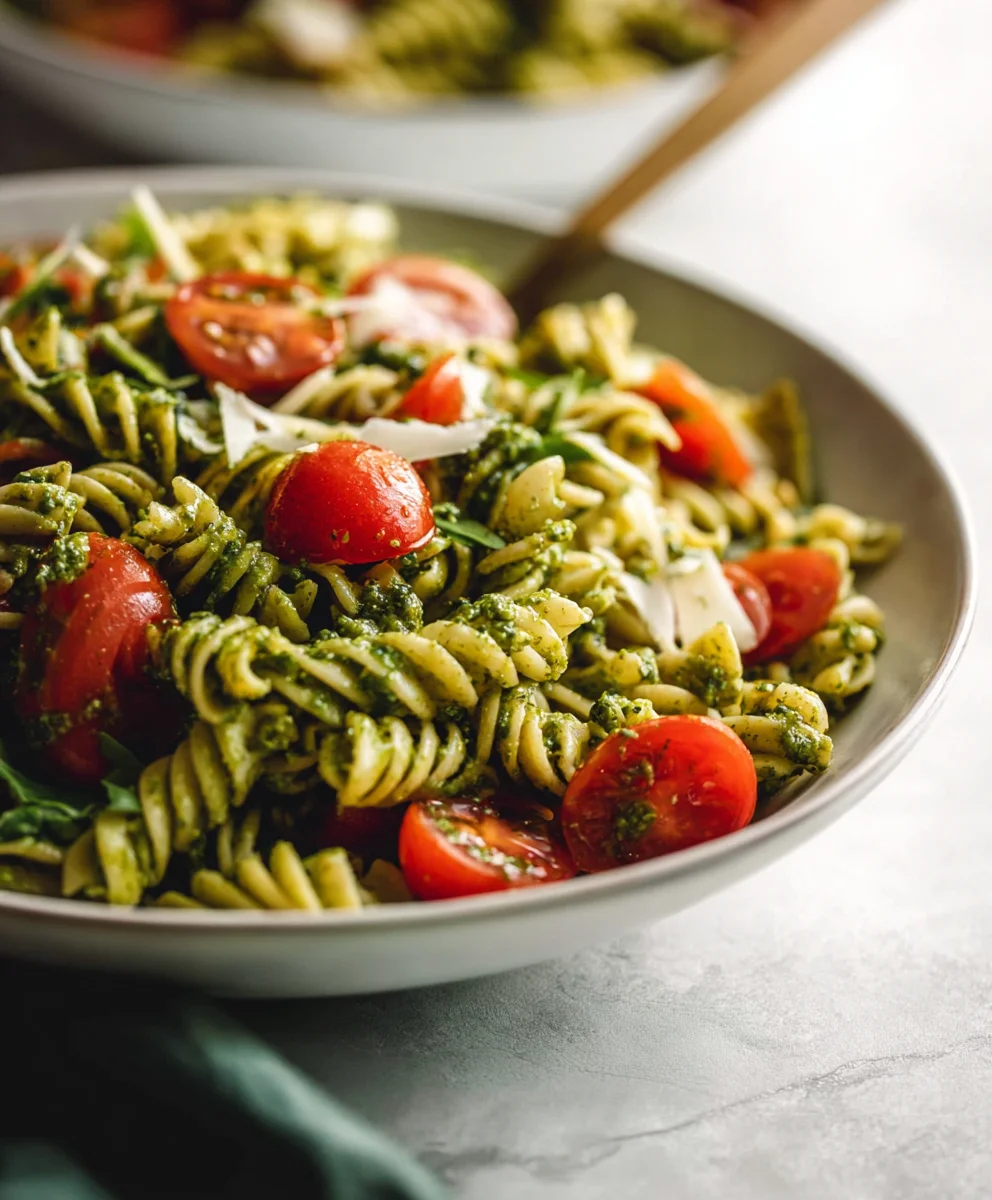 Easy Pesto Pasta Salad - Quick & Delicious Recipe