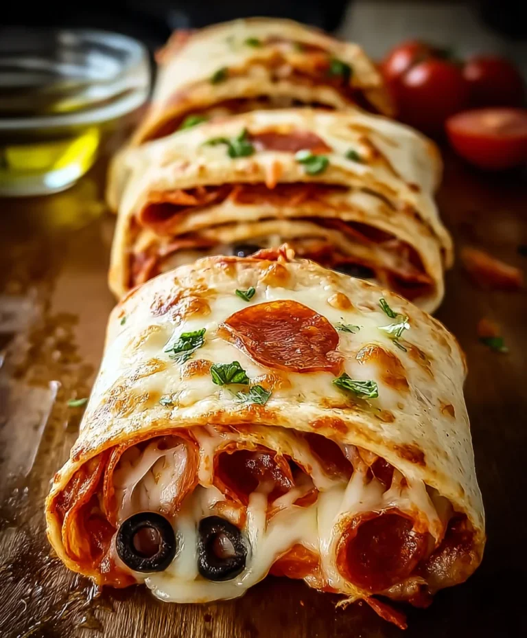 Easy Baked Beef Pizza Wraps – Quick & Delicious Dinner