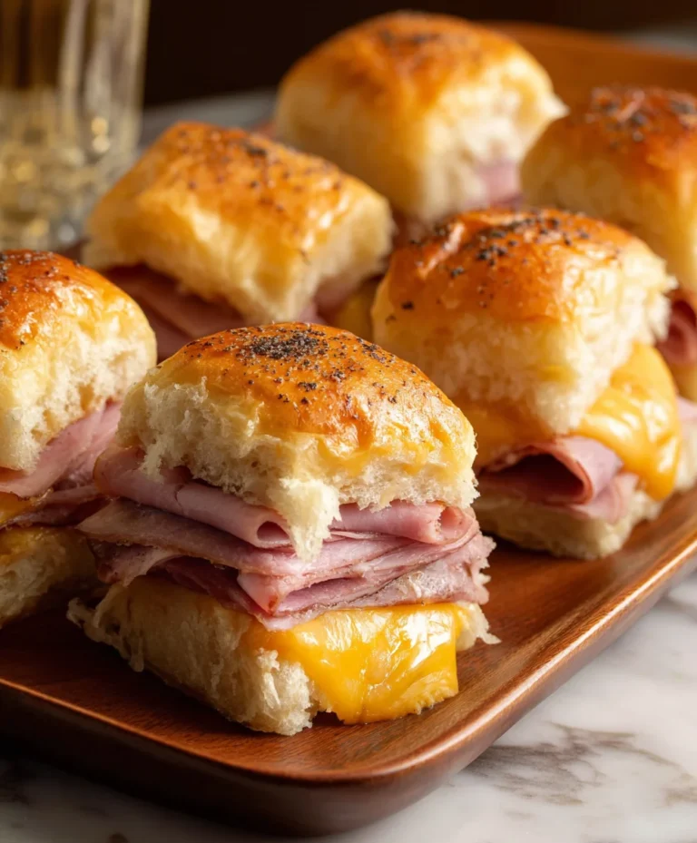 Beef Beef Ham Cheese Sliders Easy Appetizer Recipe