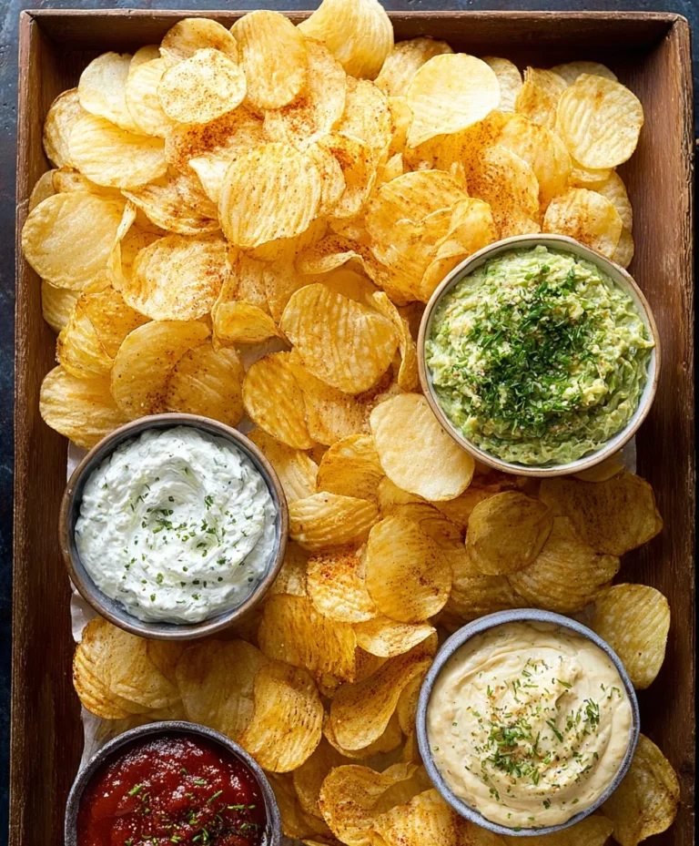 Easy Chips and Dip Platter- Crowd-Pleasing Snack Ideas