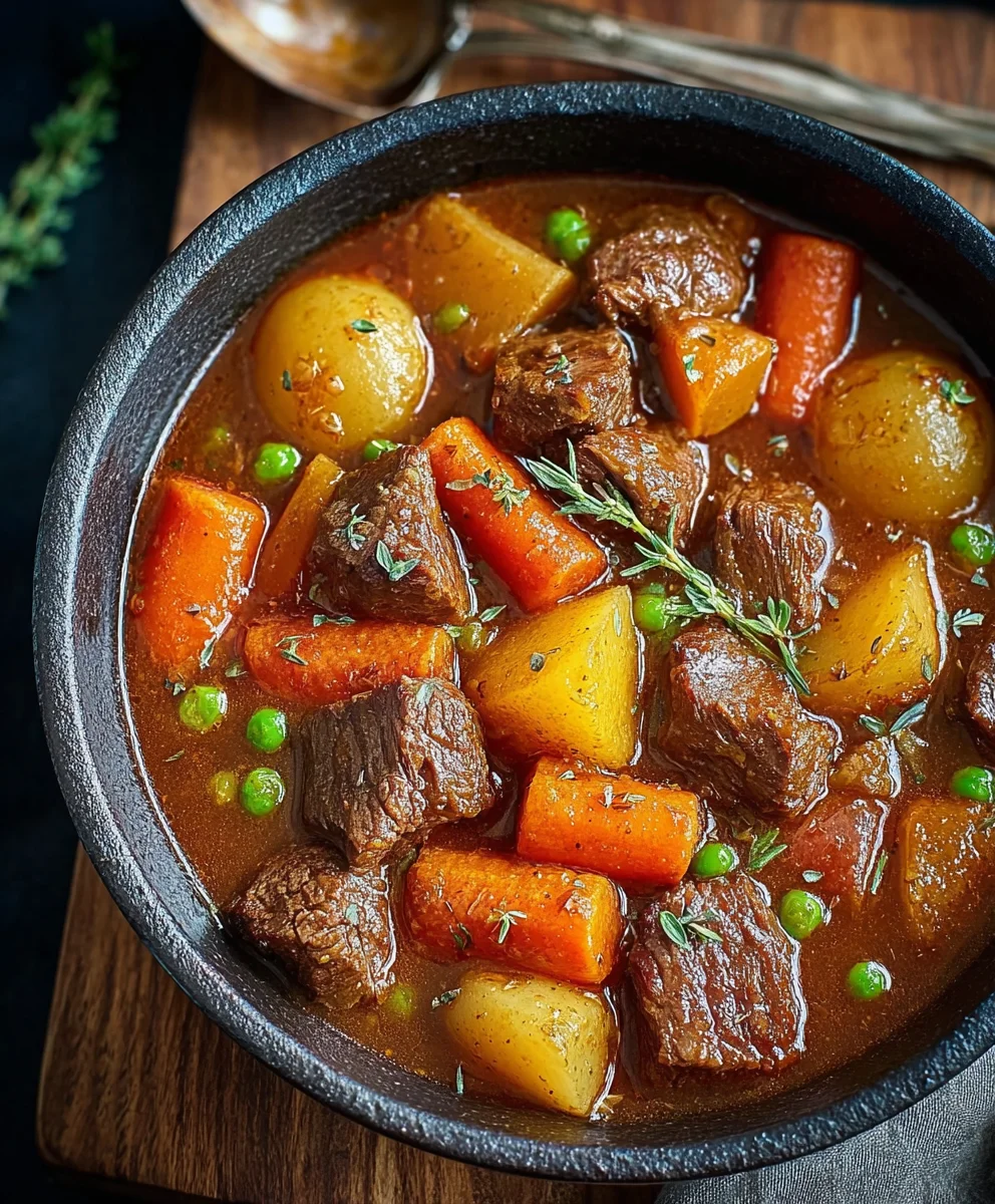 Hearty Homemade Beef Stew Recipe-Comfort Food