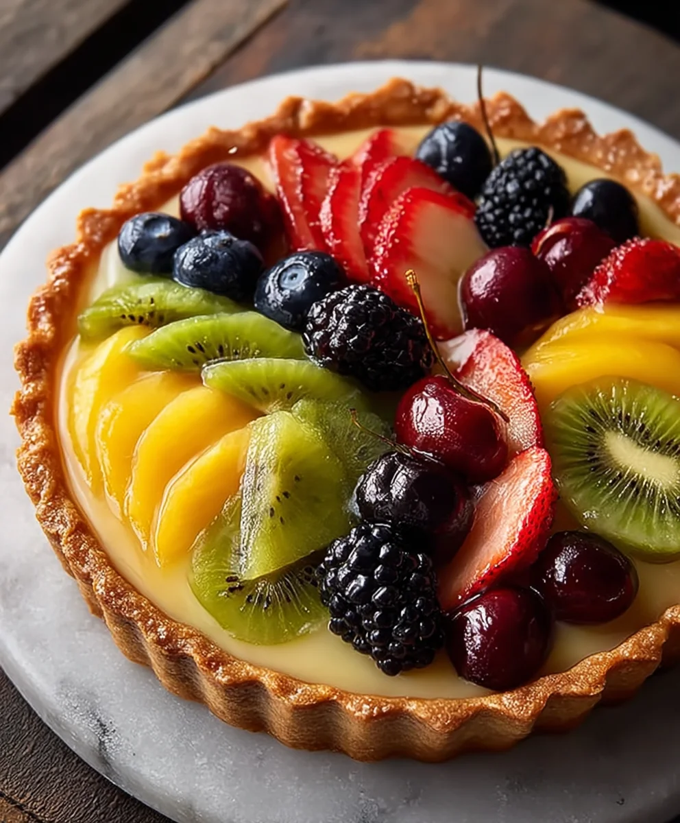 Delicious Fruit Tart Recipe- Easy Summer Dessert