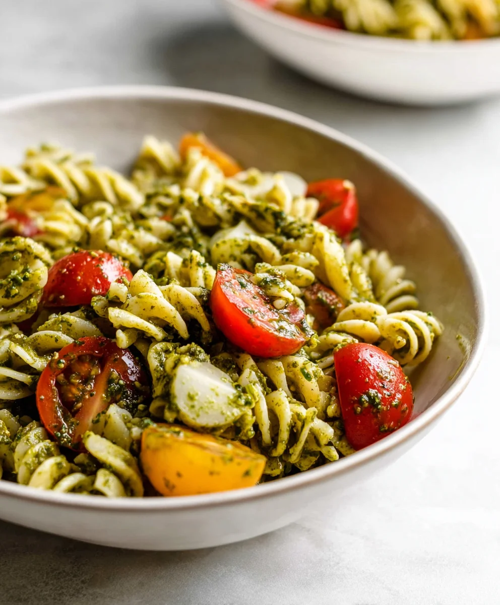 Easy Pesto Pasta Salad - Quick & Delicious Recipe