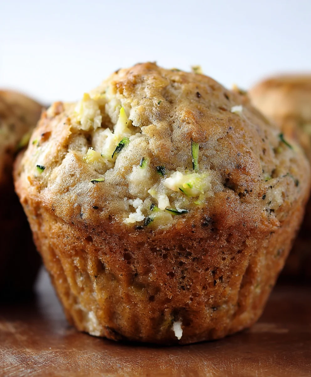 Moist Banana Zucchini Muffins - Easy & Delicious!