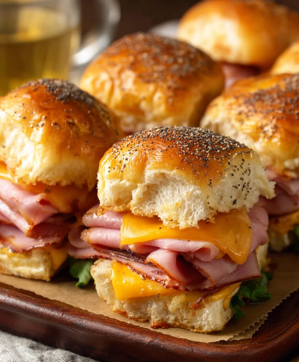 Beef Beef Ham Cheese Sliders Easy Appetizer Recipe