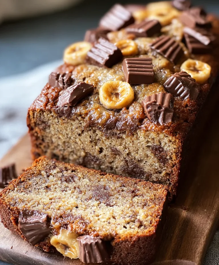 Reese’s Peanut Butter Banana Bread – Delicious Treat