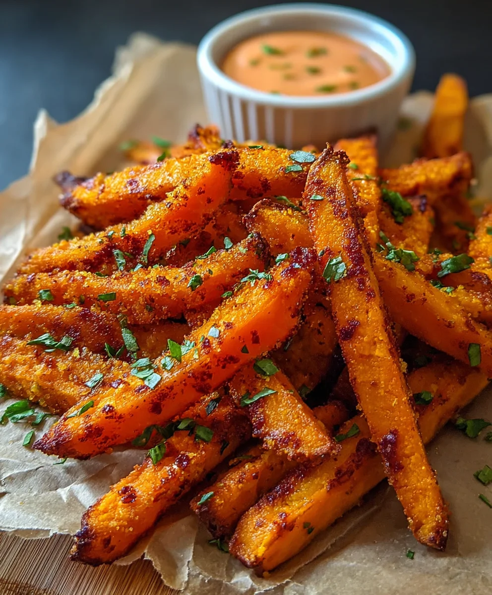 Crispy Oven Baked Sweet Potato Fries-Easy & Delicious