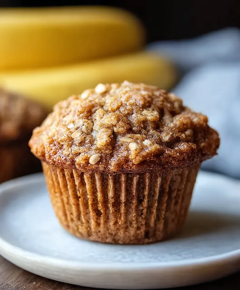 Healthy Banana Oatmeal Muffins - Easy Wholesome Treat