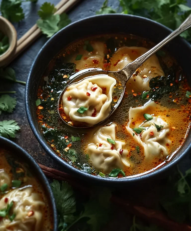 Cozy Thai Potsticker Soup – Comfort Food Recipe