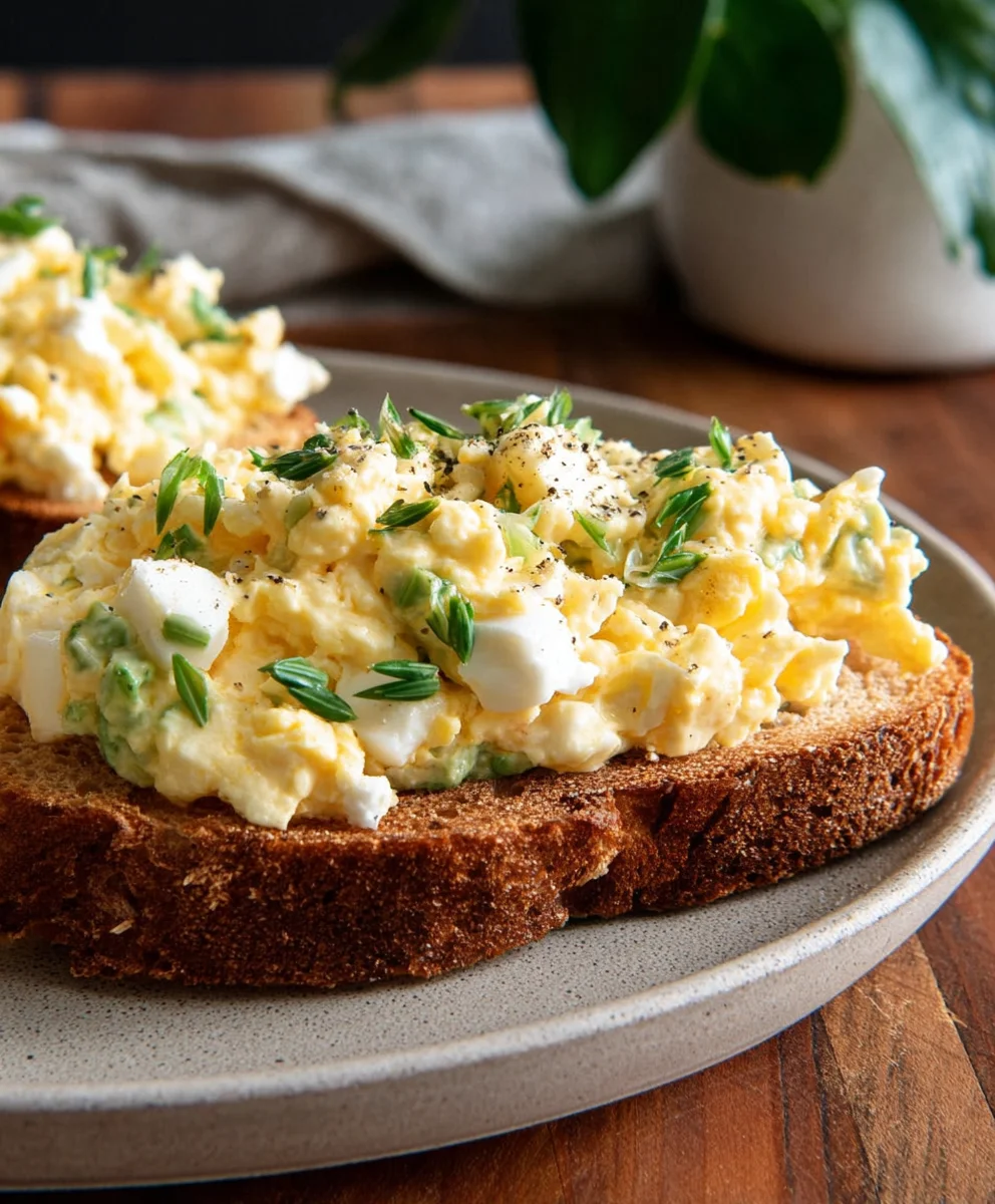 Egg Salad with Cottage Cheese No Mayo Healthy
