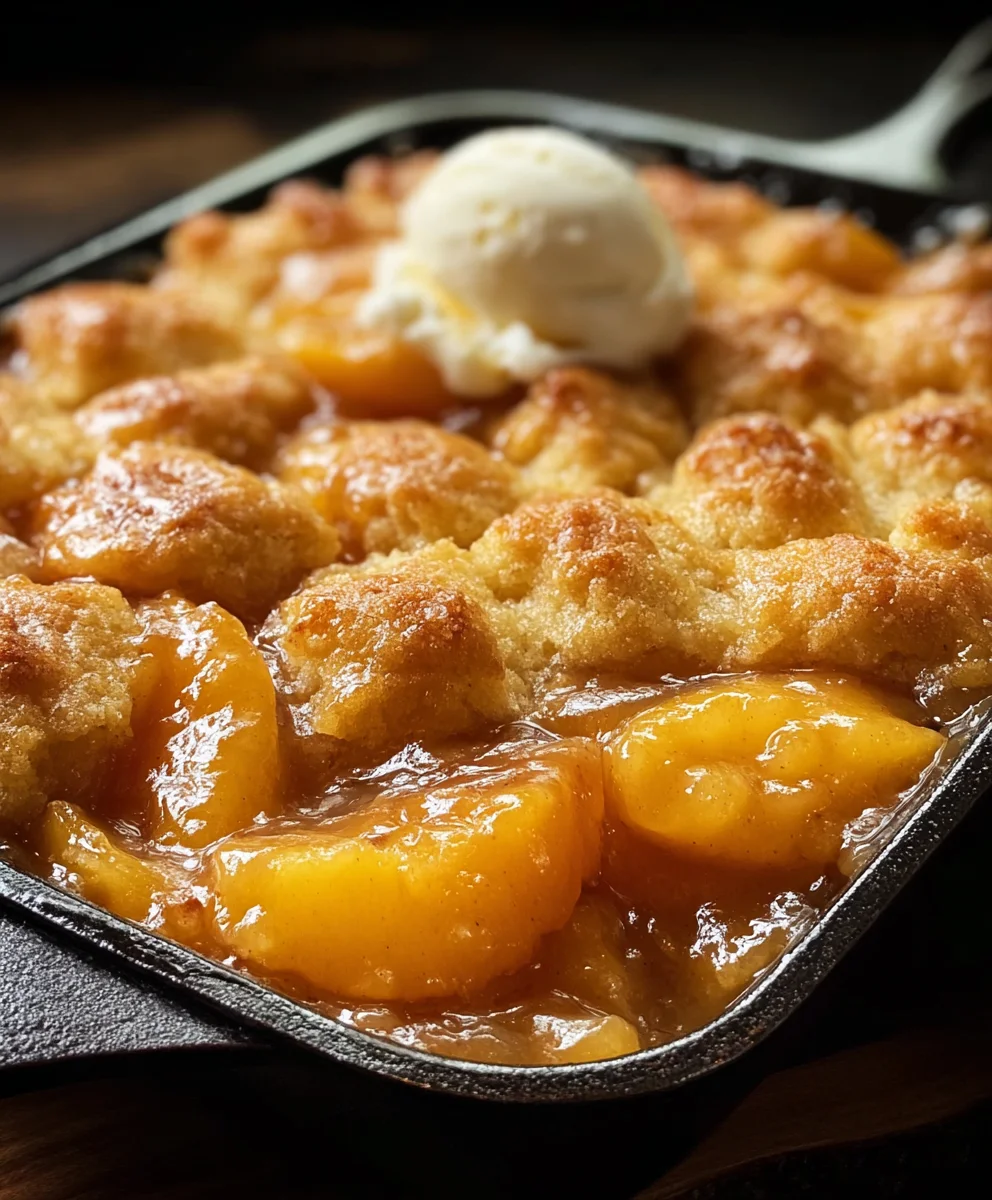 Best Southern Peach Cobbler Recipe-Sweet & Easy